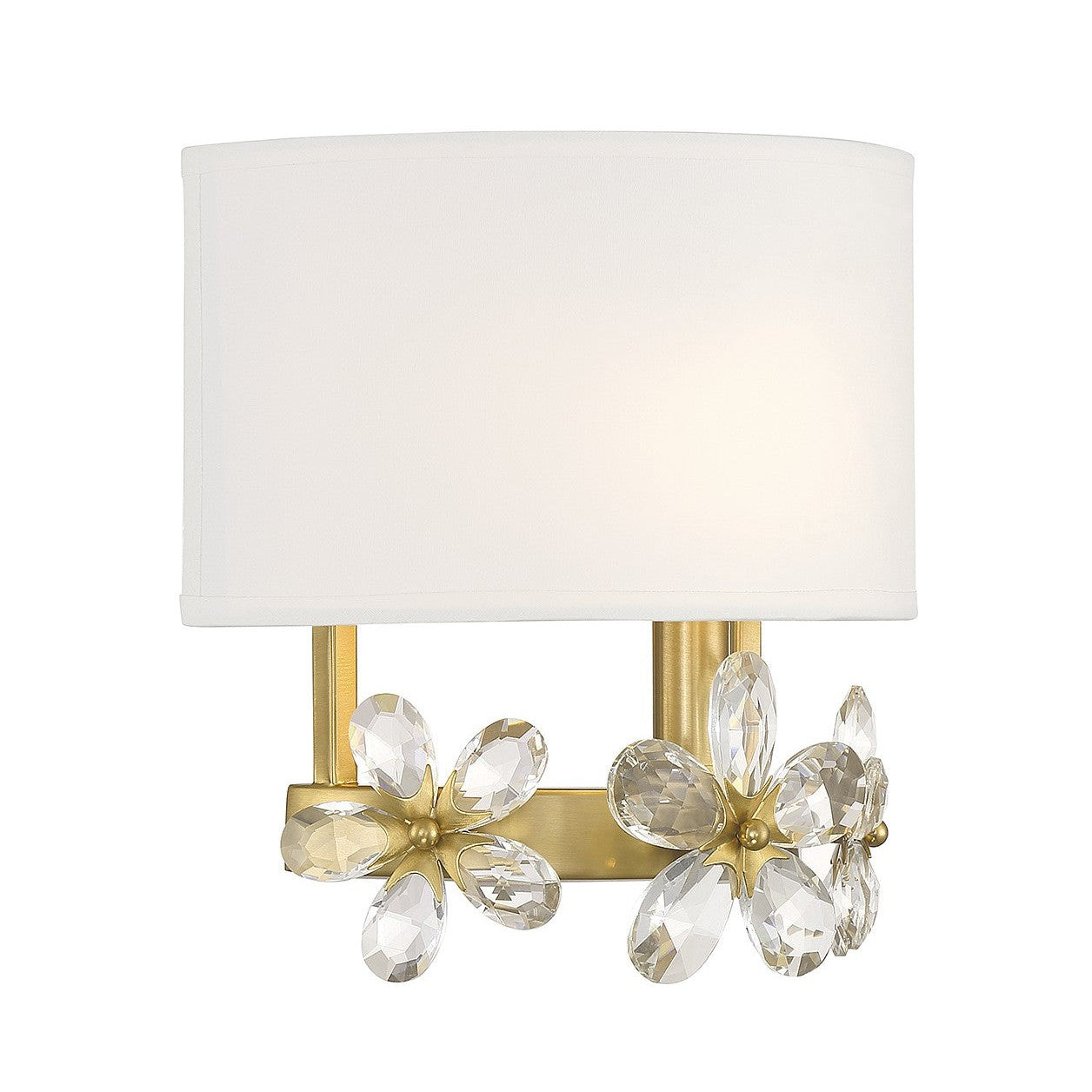 Savoy House - 9-4364-1-322 - One Light Wall Sconce - Dahlia - Warm Brass