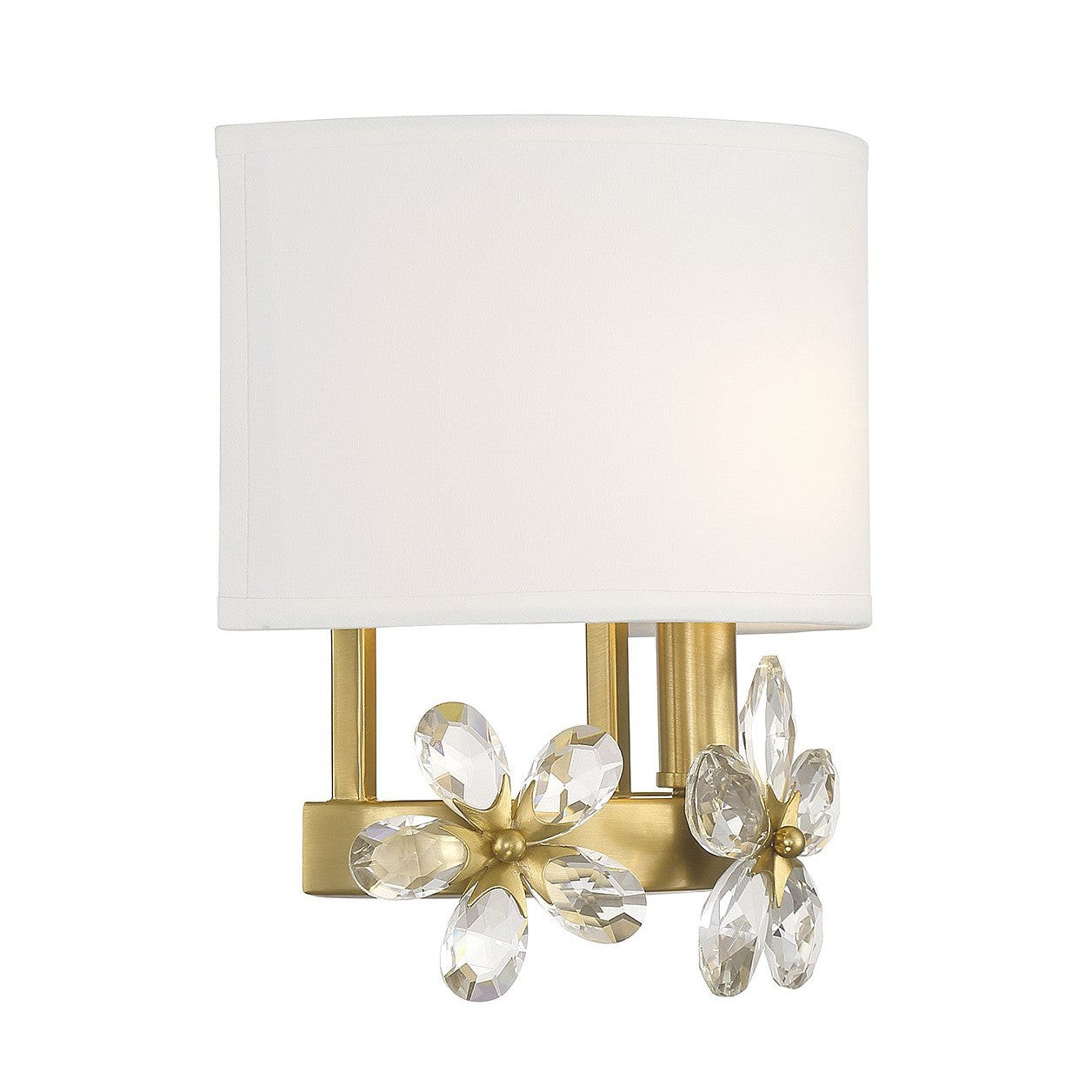 Savoy House - 9-4364-1-322 - One Light Wall Sconce - Dahlia - Warm Brass