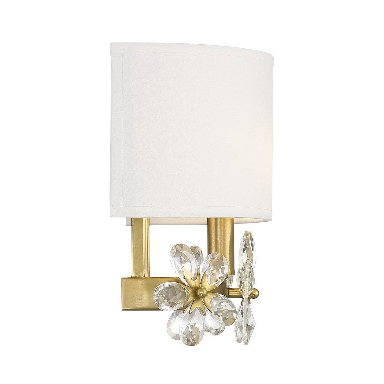 Savoy House - 9-4364-1-322 - One Light Wall Sconce - Dahlia - Warm Brass