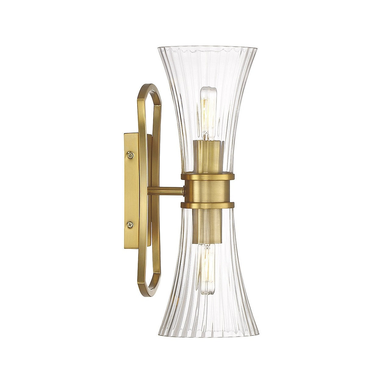 Savoy House - 9-9702-2-322 - Two Light Wall Sconce - Bennington - Warm Brass