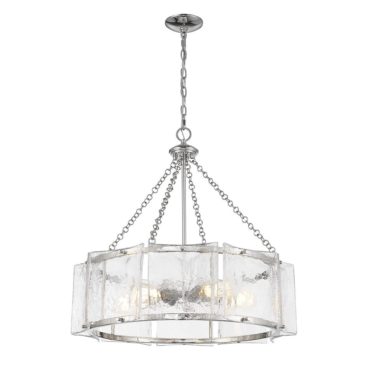 Savoy House - 1-8200-5-109 - Five Light Pendant - Genry - Polished Nickel