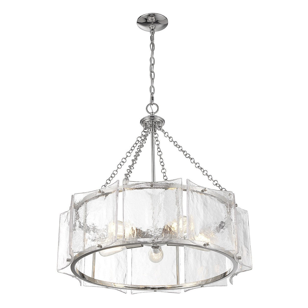 Savoy House - 1-8200-5-109 - Five Light Pendant - Genry - Polished Nickel