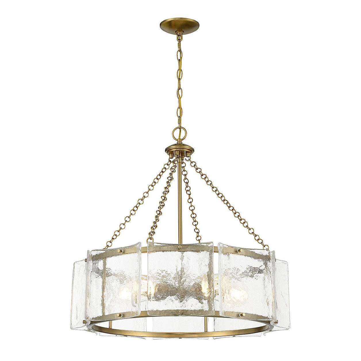 Savoy House - 1-8200-5-322 - Five Light Pendant - Genry - Warm Brass