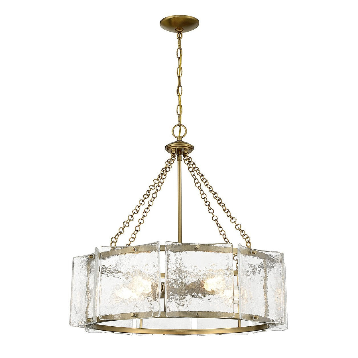 Savoy House - 1-8200-5-322 - Five Light Pendant - Genry - Warm Brass