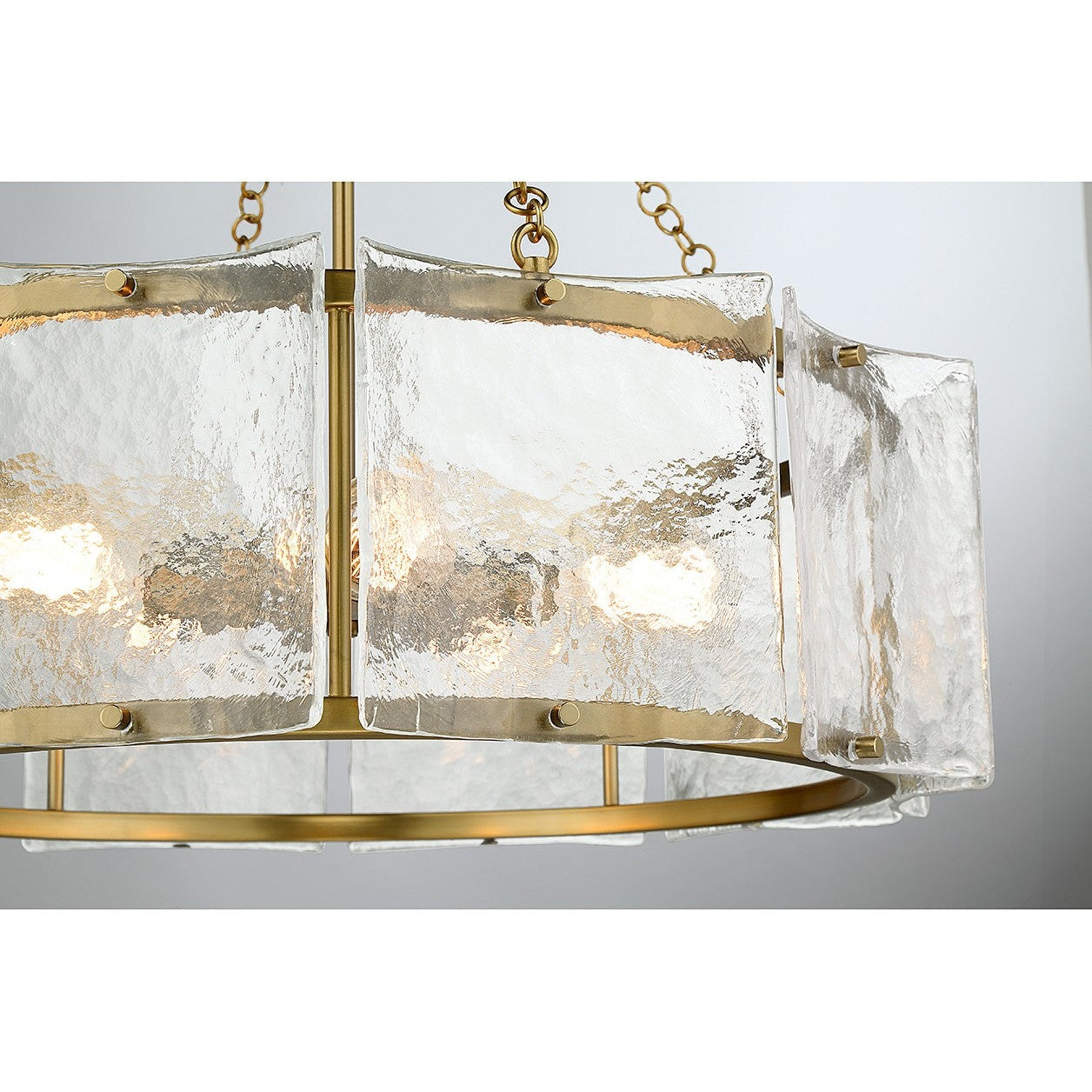 Savoy House - 1-8200-5-322 - Five Light Pendant - Genry - Warm Brass