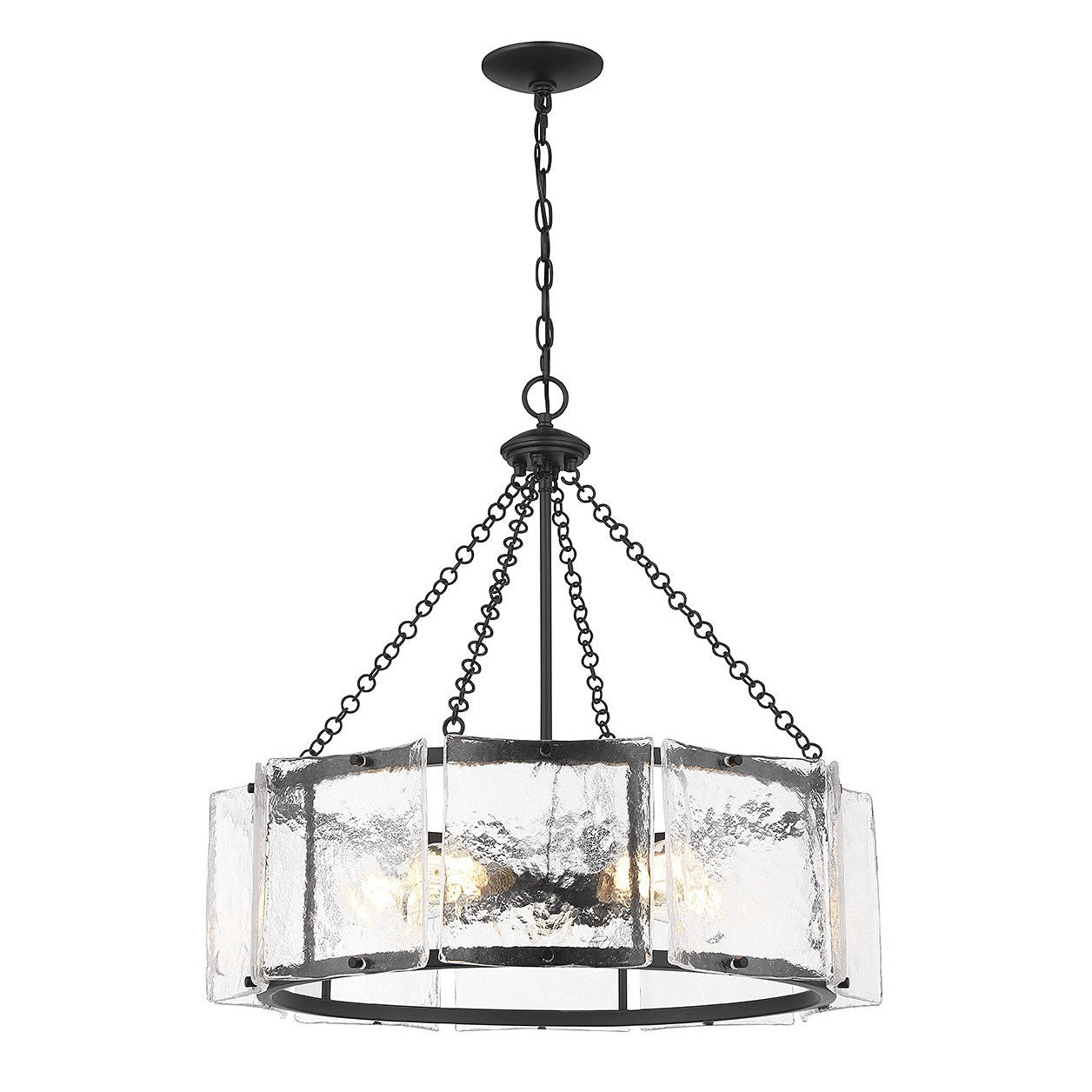 Savoy House - 1-8200-5-89 - Five Light Pendant - Genry - Matte Black