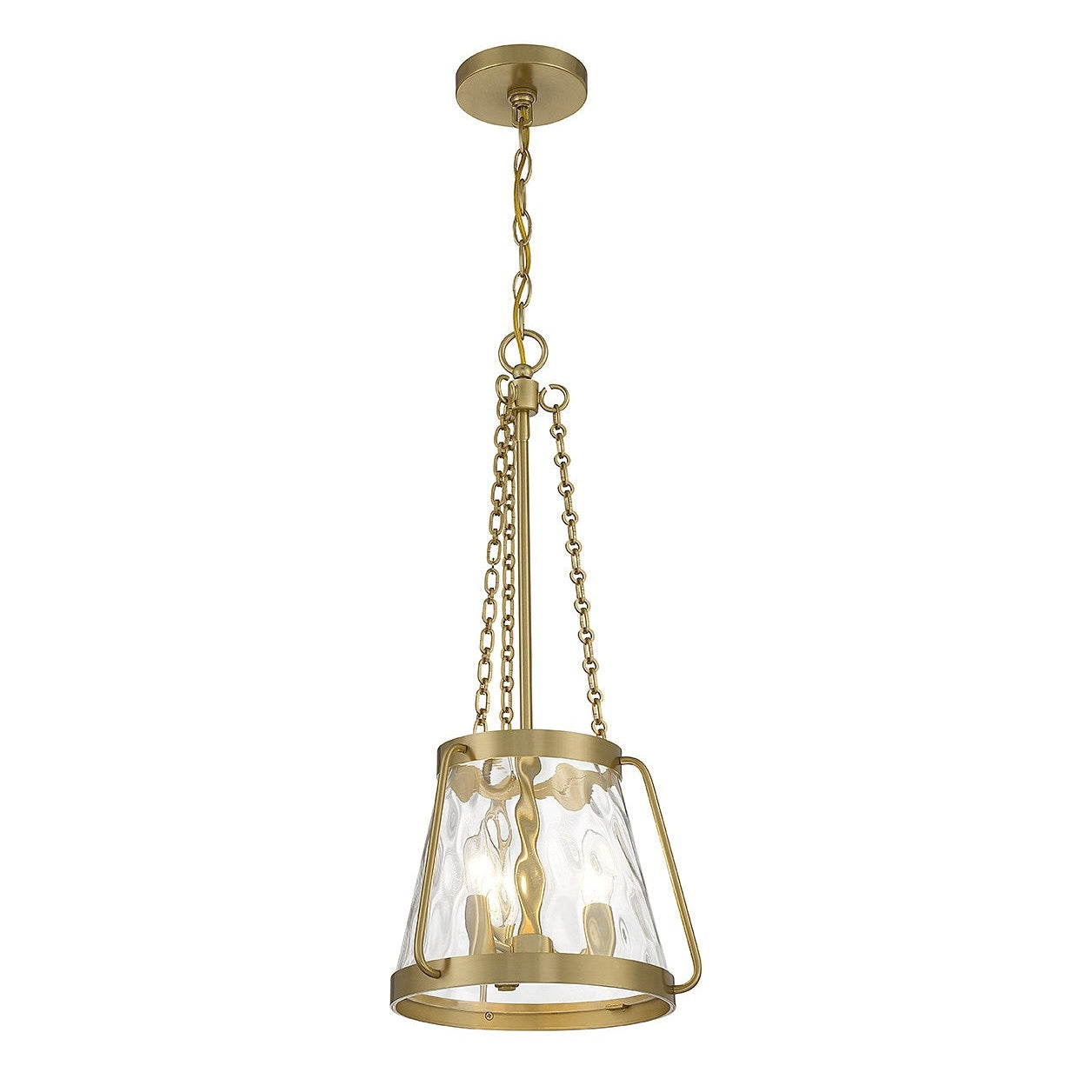 Savoy House - 7-1803-3-322 - Three Light Pendant - Crawford - Warm Brass