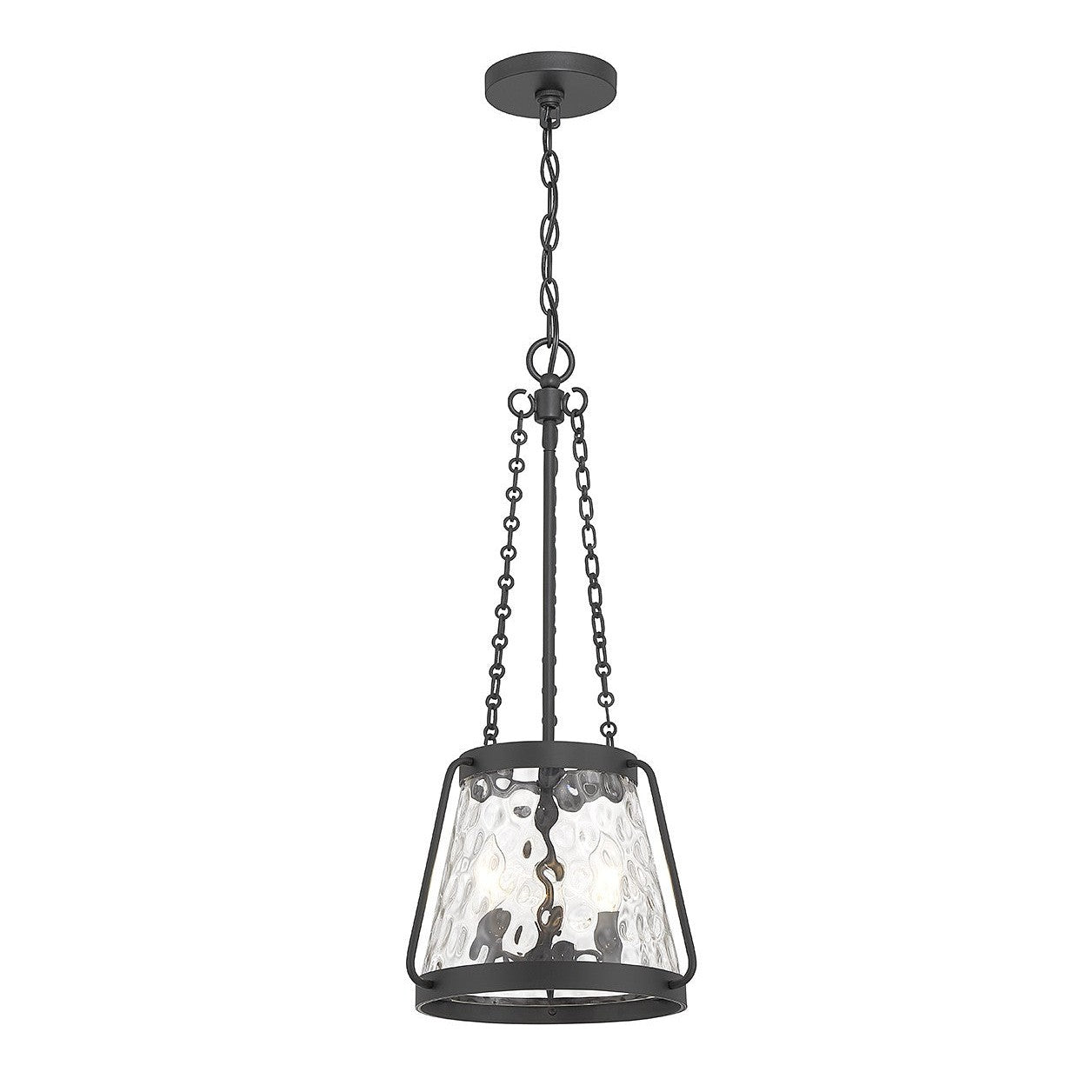Savoy House - 7-1803-3-89 - Three Light Pendant - Crawford - Matte Black
