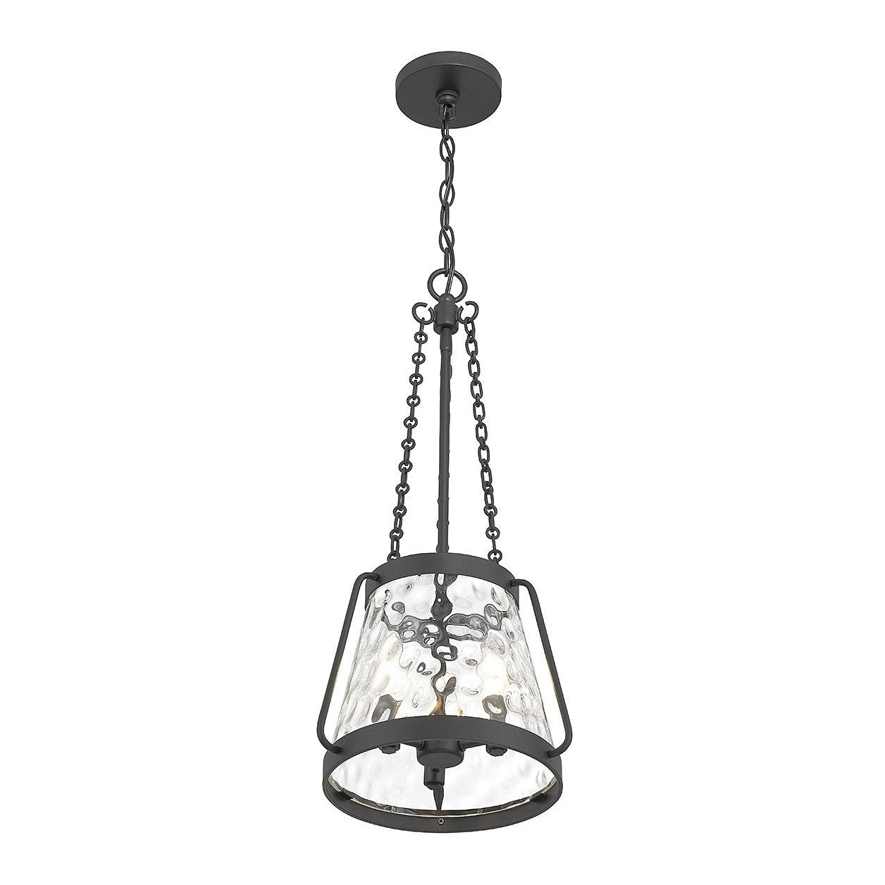 Savoy House - 7-1803-3-89 - Three Light Pendant - Crawford - Matte Black