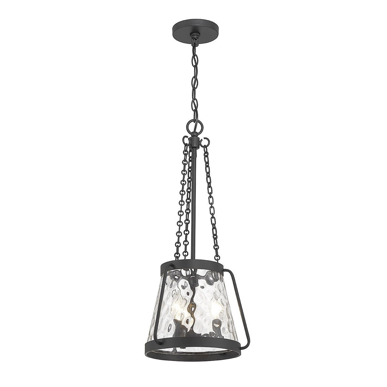 Savoy House - 7-1803-3-89 - Three Light Pendant - Crawford - Matte Black