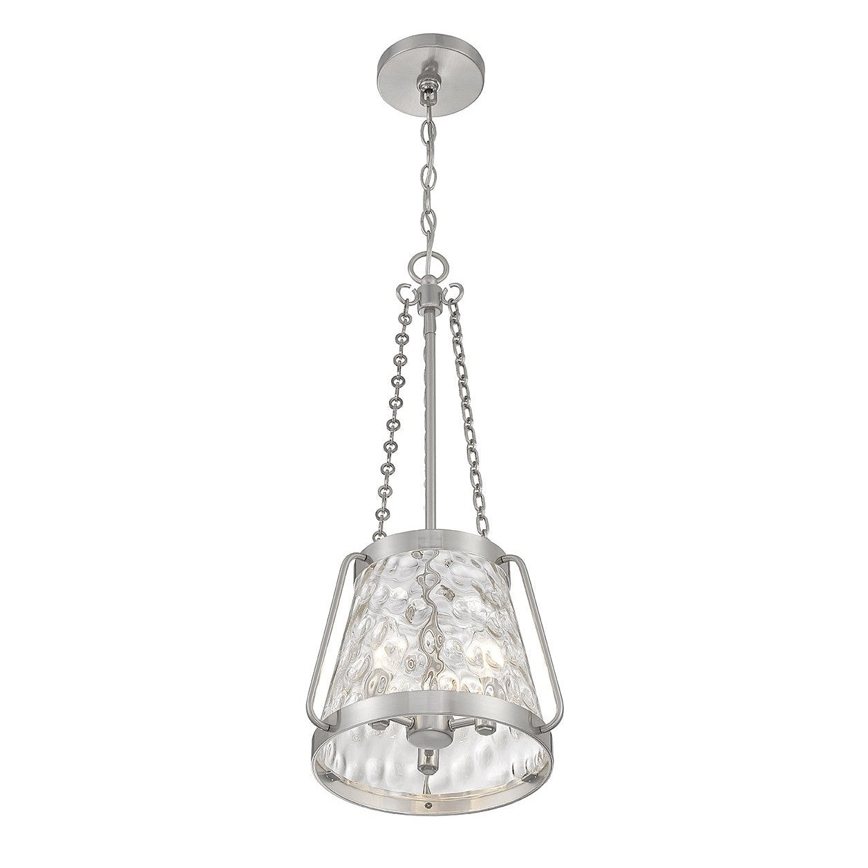 Savoy House - 7-1803-3-SN - Three Light Pendant - Crawford - Satin Nickel