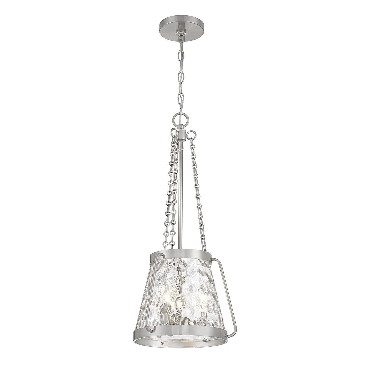 Savoy House - 7-1803-3-SN - Three Light Pendant - Crawford - Satin Nickel