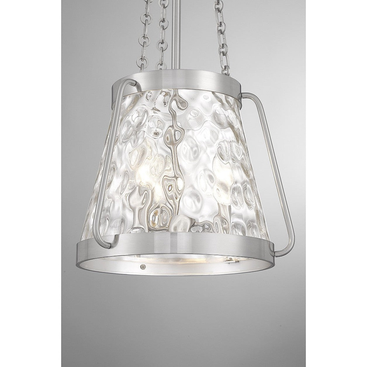 Savoy House - 7-1803-3-SN - Three Light Pendant - Crawford - Satin Nickel