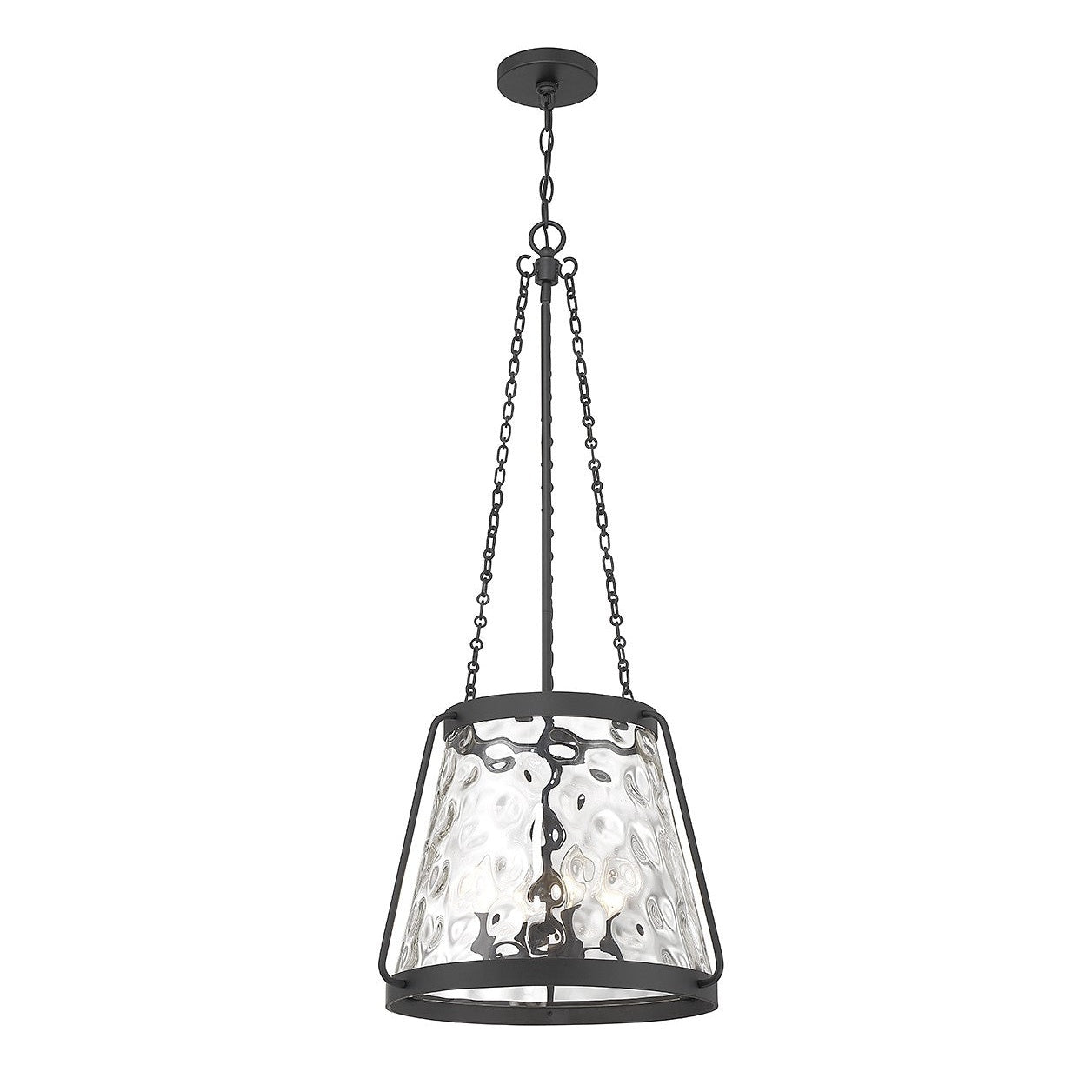 Savoy House - 7-1804-4-89 - Four Light Pendant - Crawford - Matte Black