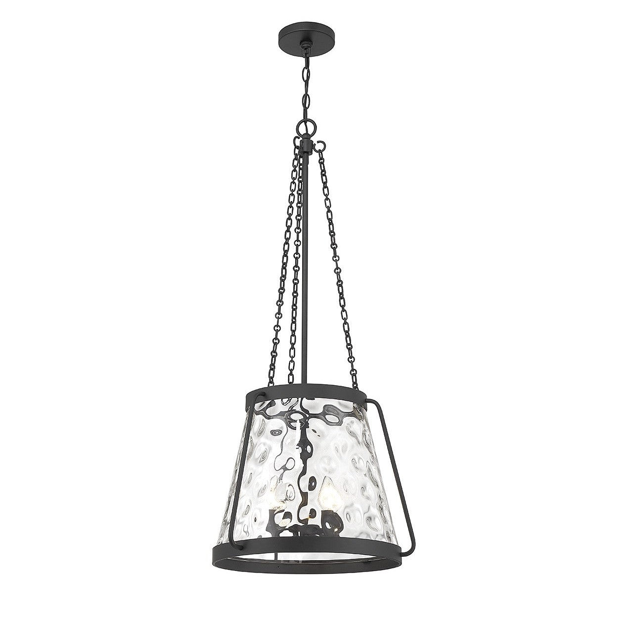 Savoy House - 7-1804-4-89 - Four Light Pendant - Crawford - Matte Black