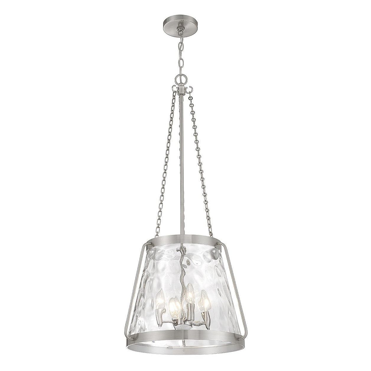 Savoy House - 7-1804-4-SN - Four Light Pendant - Crawford - Satin Nickel