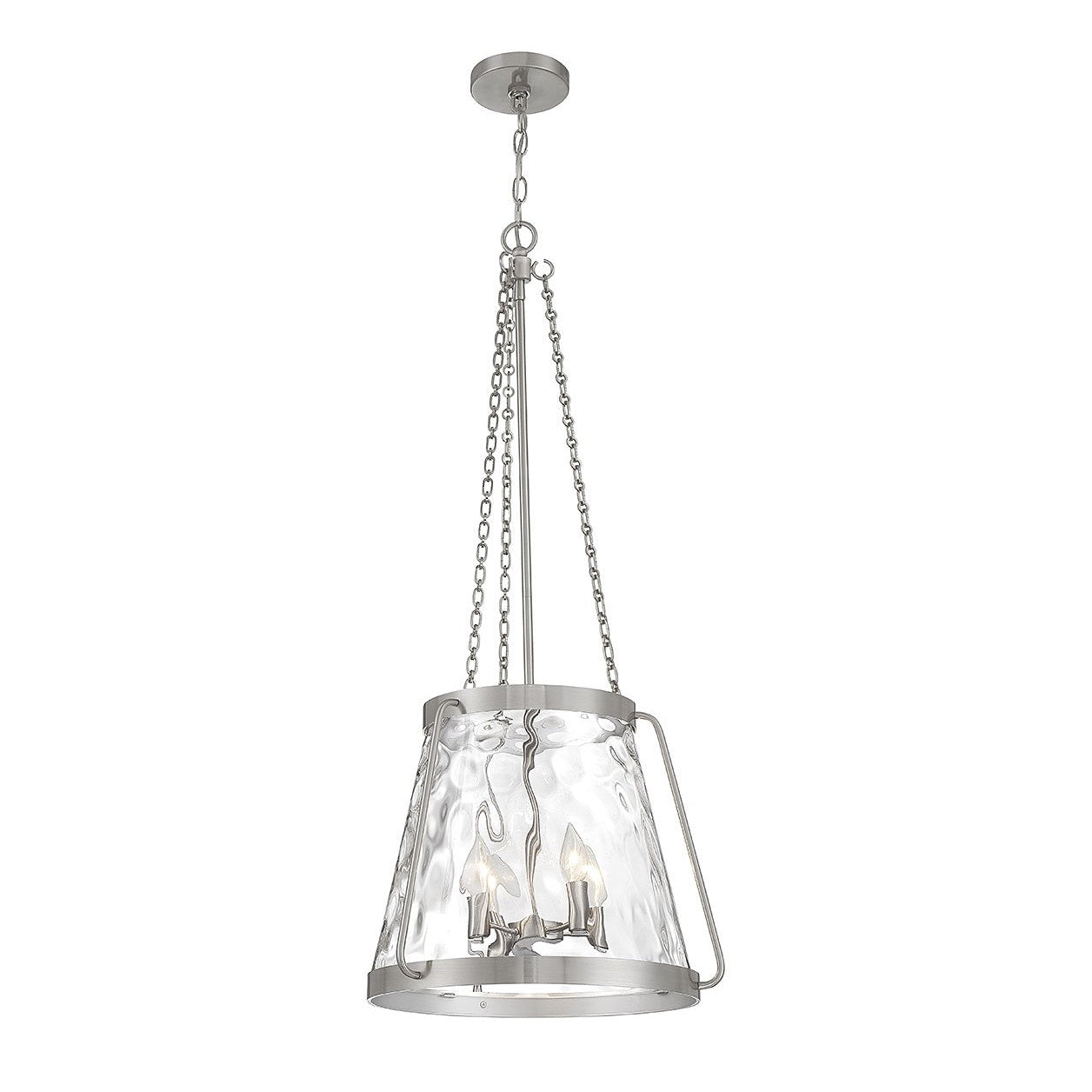 Savoy House - 7-1804-4-SN - Four Light Pendant - Crawford - Satin Nickel