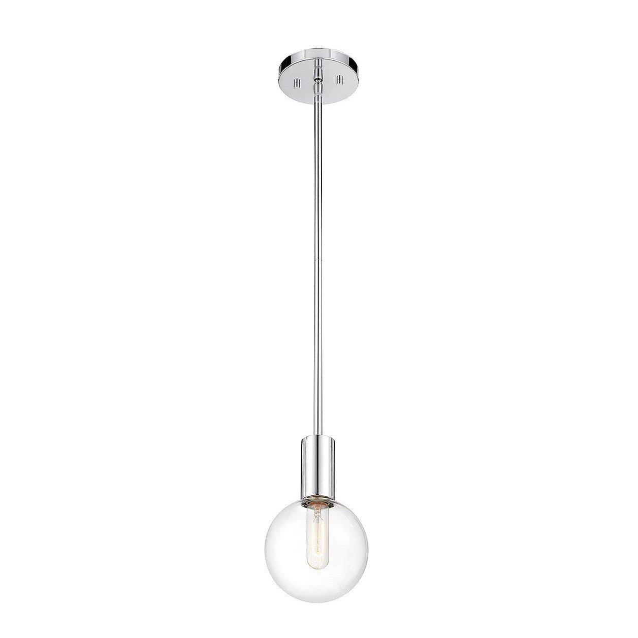 Savoy House - 7-3075-1-11 - One Light Mini Pendant - Wright - Chrome