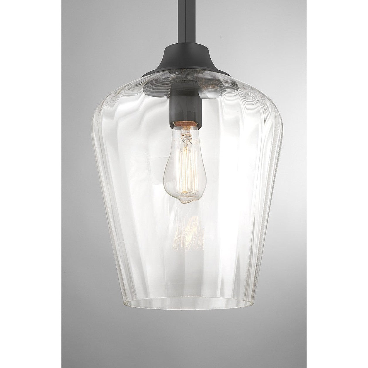 Savoy House - 7-3390-1-89 - One Light Pendant - Carlton - Matte Black