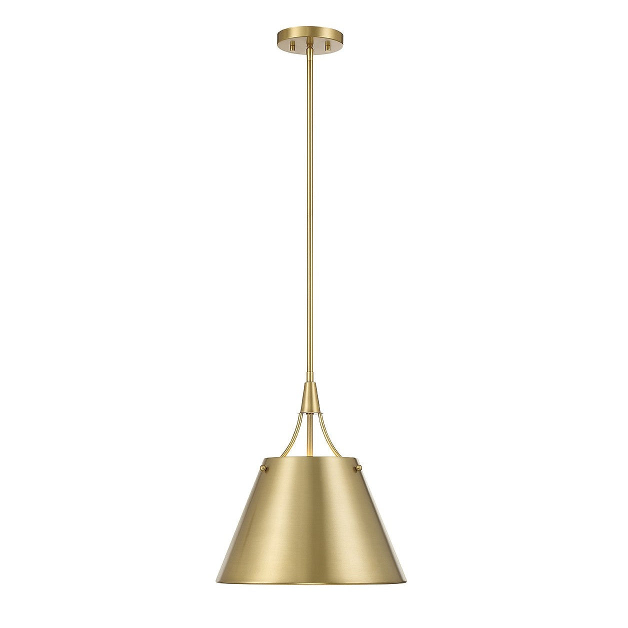 Savoy House - 7-4499-1-322 - One Light Pendant - Willis - Warm Brass