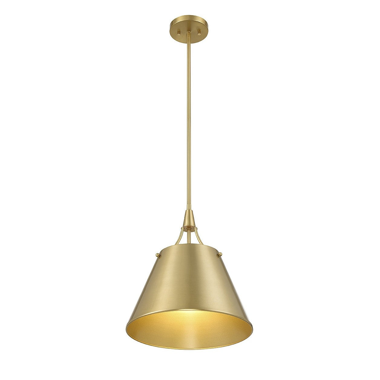 Savoy House - 7-4499-1-322 - One Light Pendant - Willis - Warm Brass