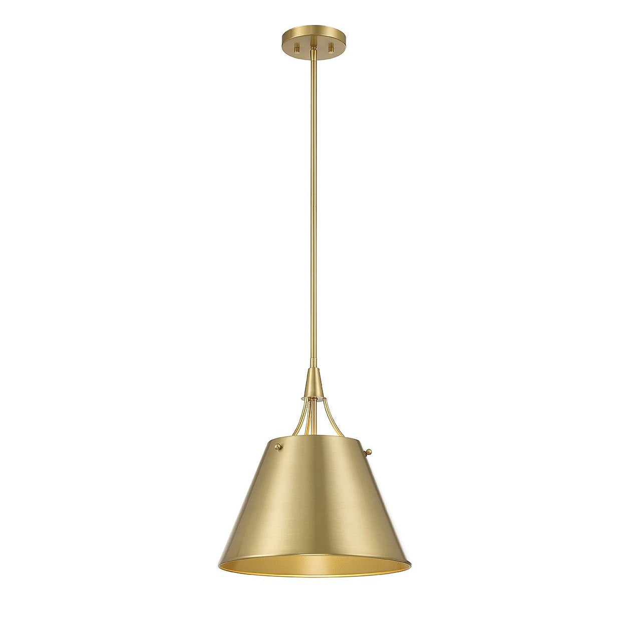 Savoy House - 7-4499-1-322 - One Light Pendant - Willis - Warm Brass