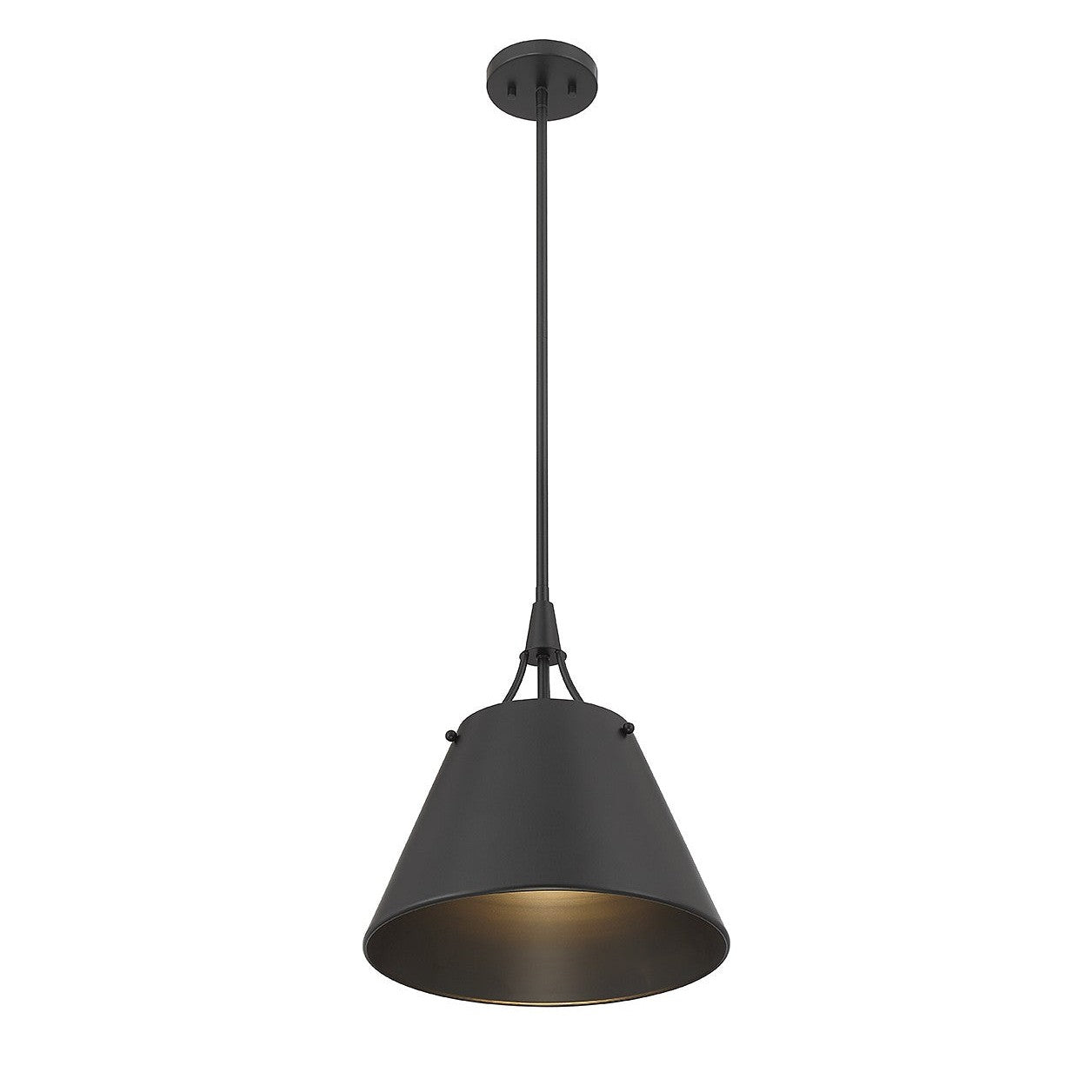 Savoy House - 7-4499-1-89 - One Light Pendant - Willis - Matte Black