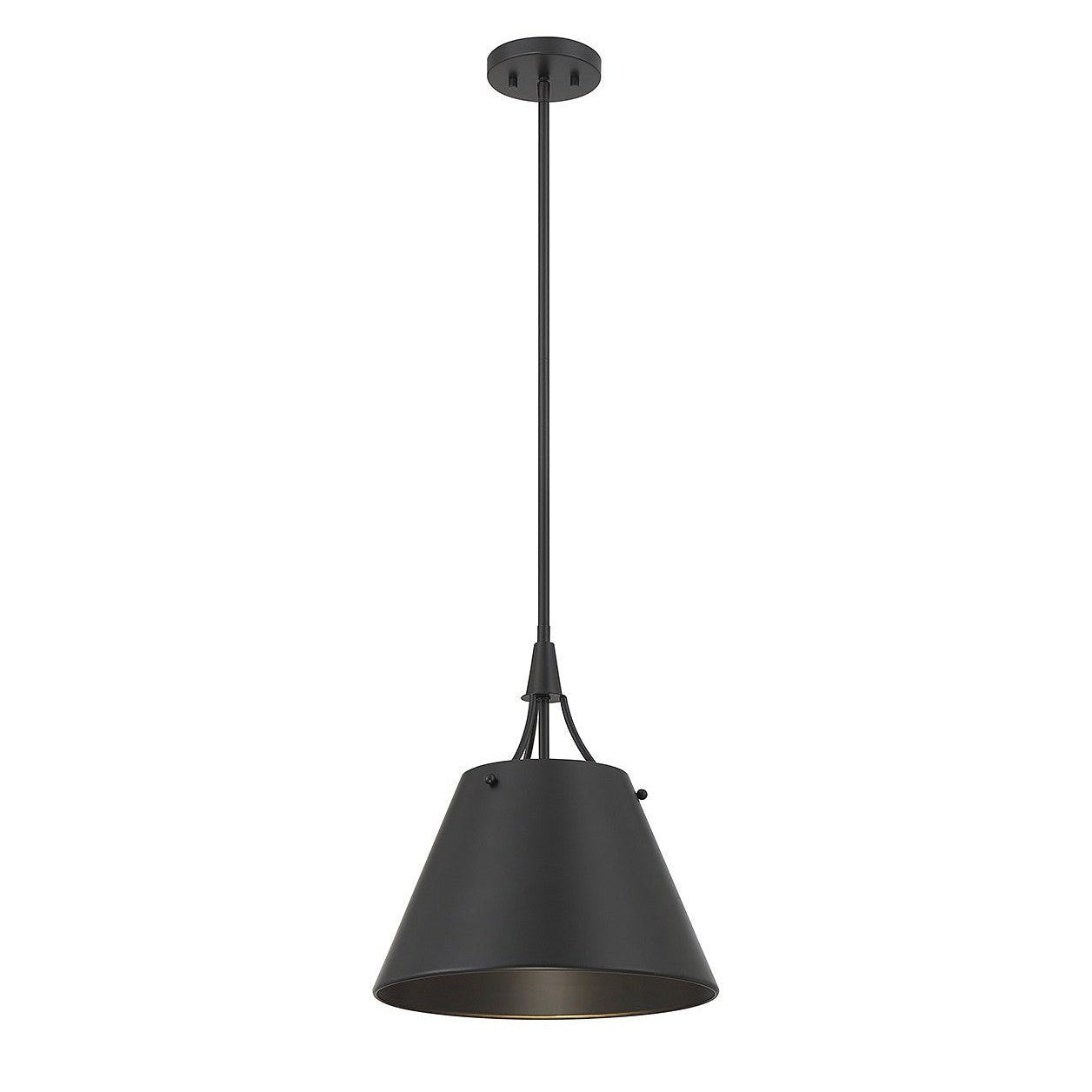 Savoy House - 7-4499-1-89 - One Light Pendant - Willis - Matte Black