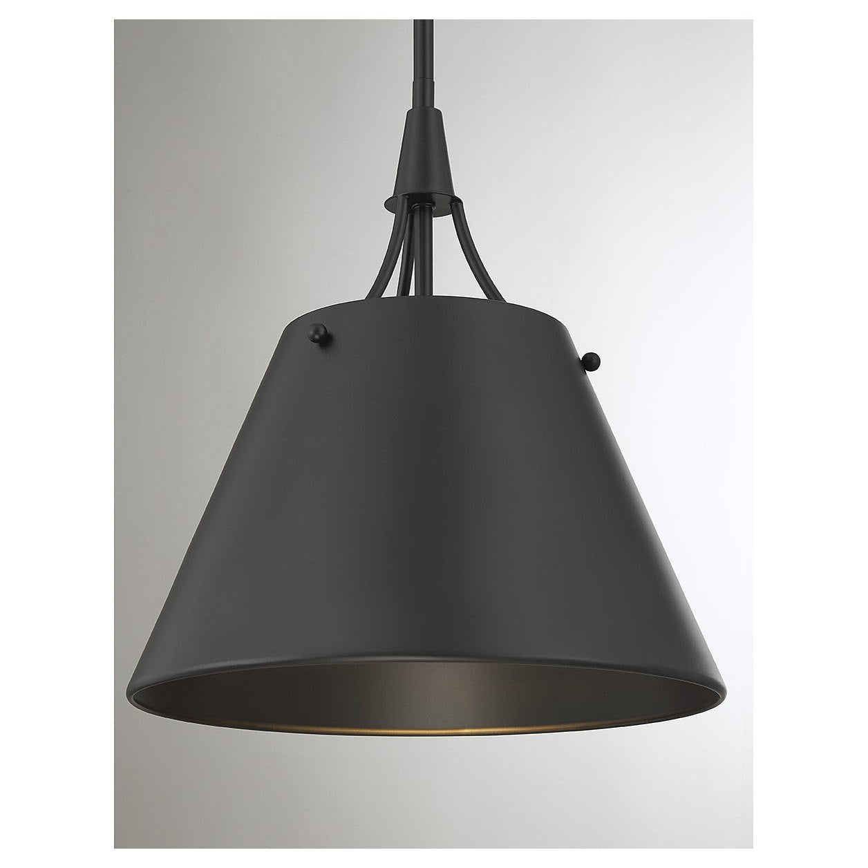 Savoy House - 7-4499-1-89 - One Light Pendant - Willis - Matte Black