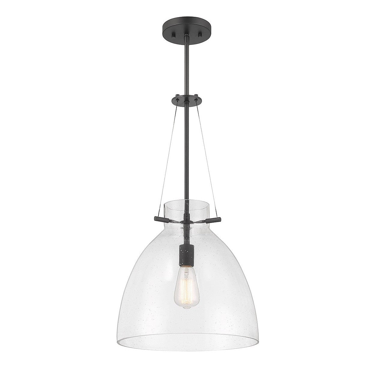 Savoy House - 7-7006-1-89 - One Light Pendant - Foster - Matte Black