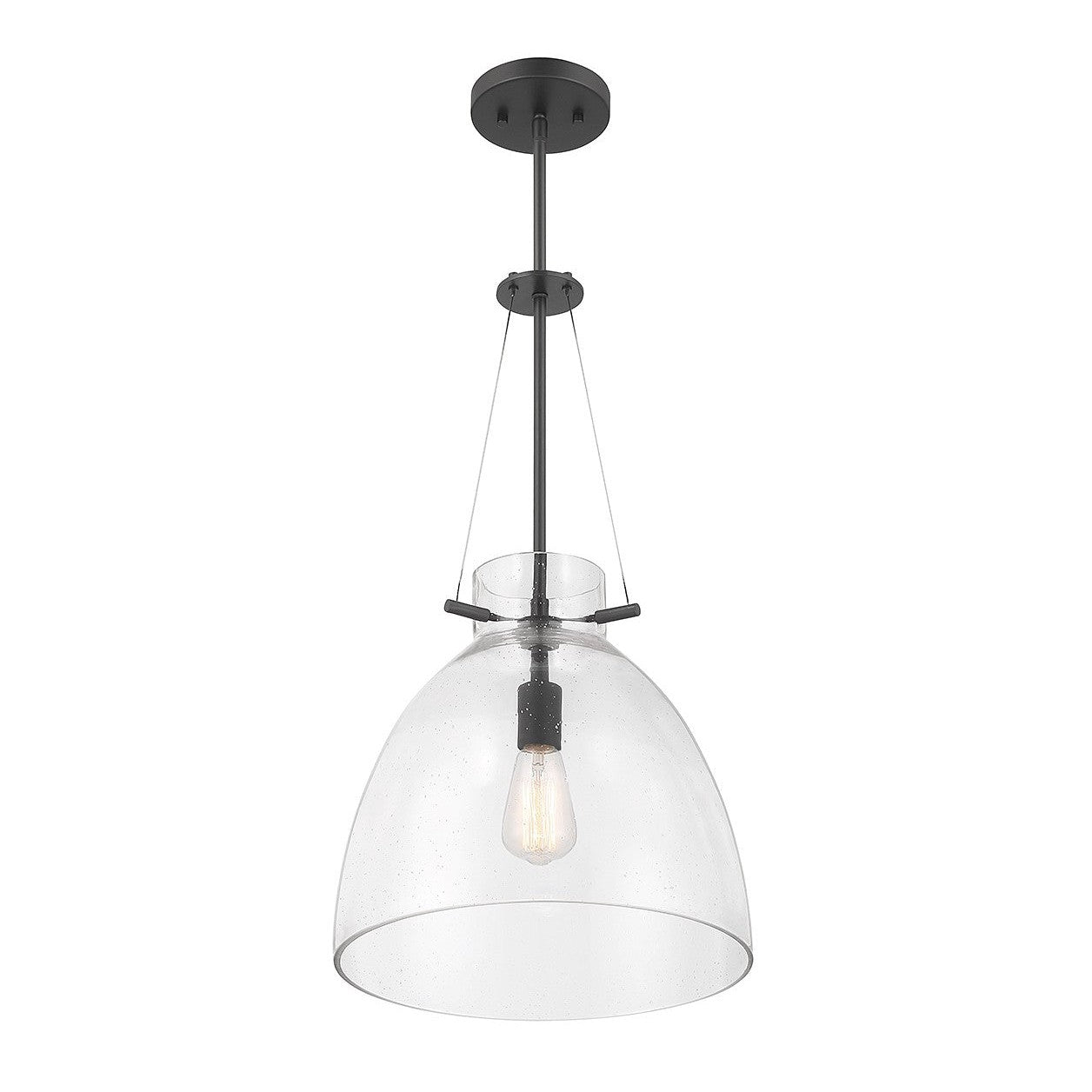 Savoy House - 7-7006-1-89 - One Light Pendant - Foster - Matte Black