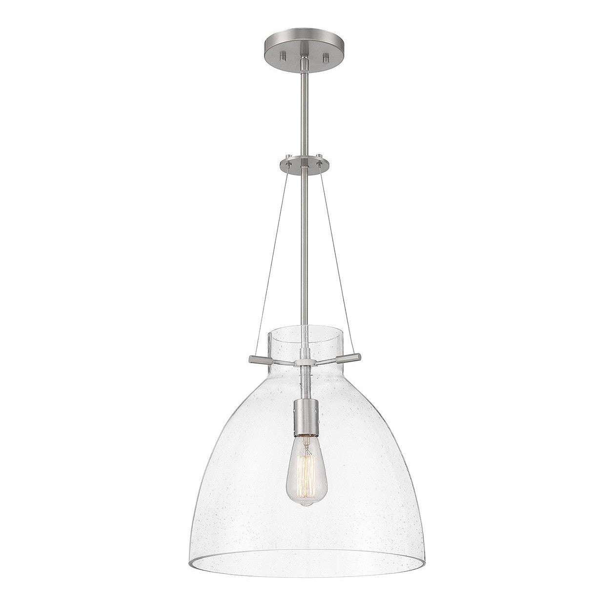 Savoy House - 7-7006-1-SN - One Light Pendant - Foster - Satin Nickel