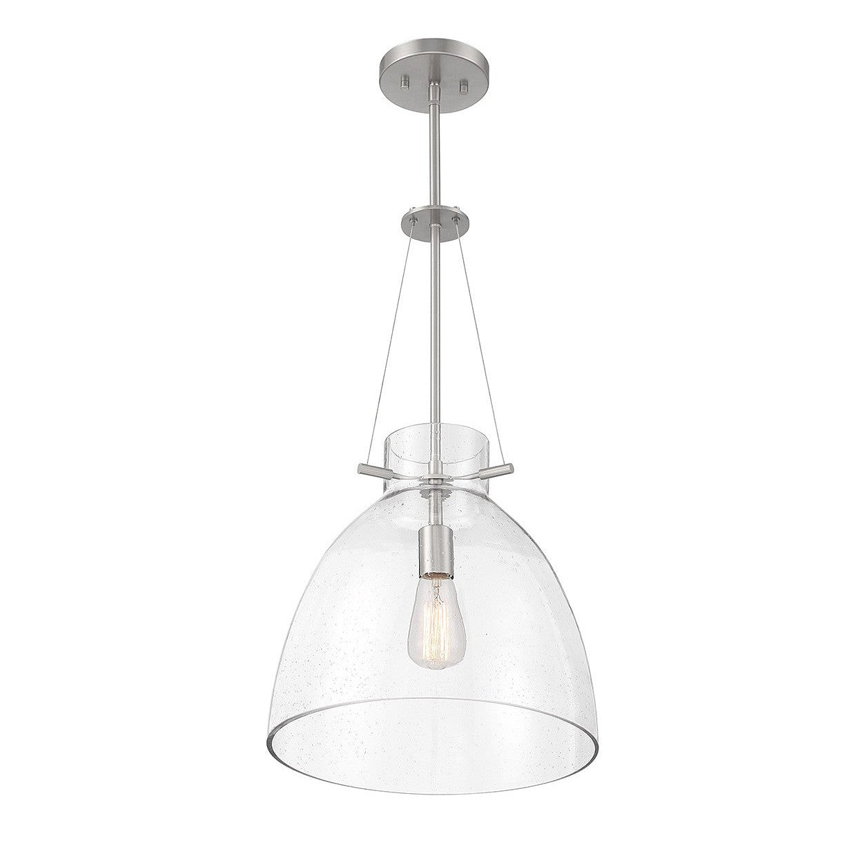 Savoy House - 7-7006-1-SN - One Light Pendant - Foster - Satin Nickel