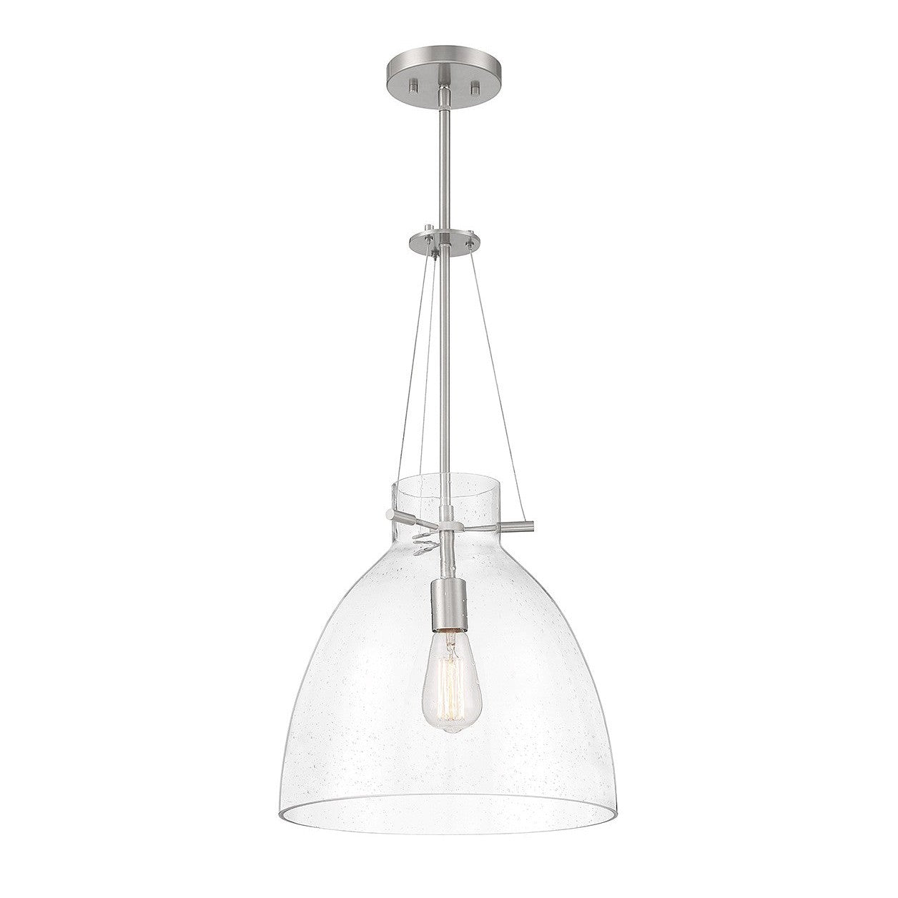 Savoy House - 7-7006-1-SN - One Light Pendant - Foster - Satin Nickel