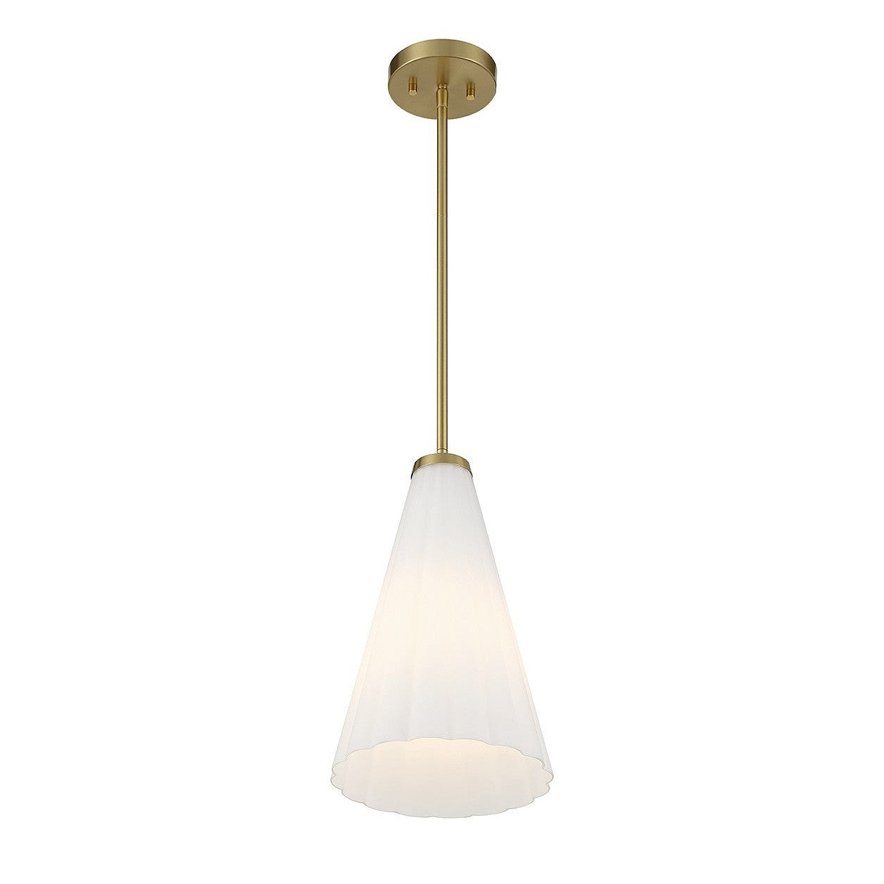 Savoy House - 7-8840-1-322 - One Light Pendant - Bristol - Warm Brass