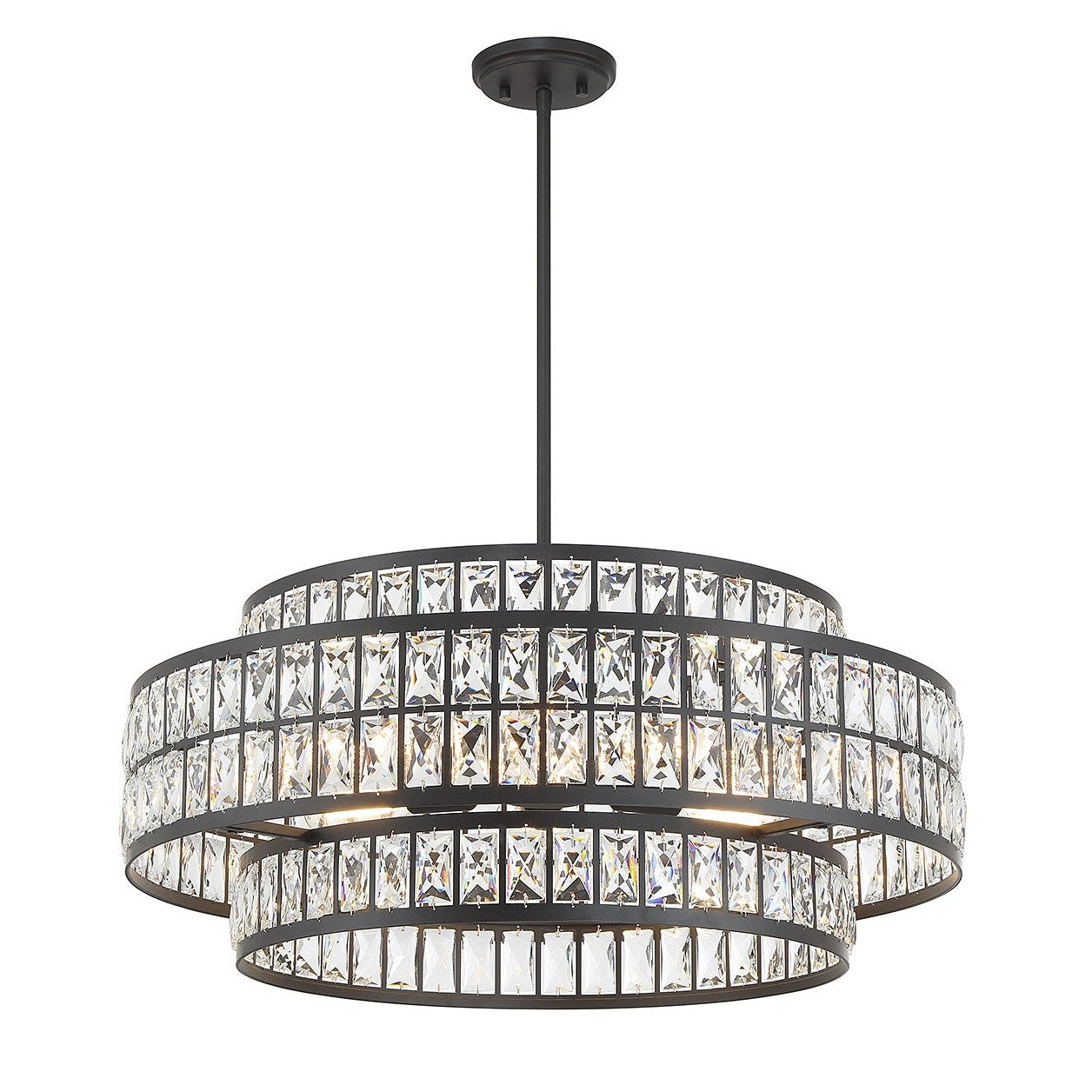 Savoy House - 7-9048-6-89 - Six Light Pendant - Renzo - Matte Black