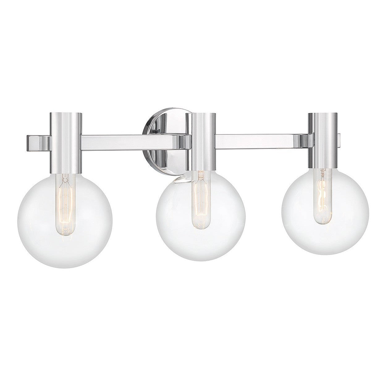 Savoy House - 8-3076-3-11 - Three Light Bathroom Vanity - Wright - Chrome