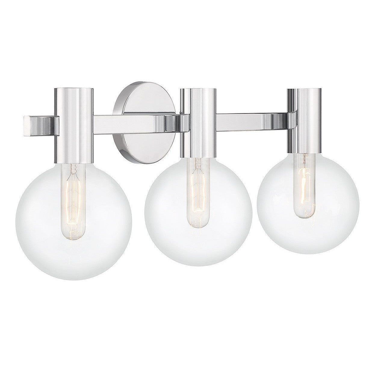 Savoy House - 8-3076-3-11 - Three Light Bathroom Vanity - Wright - Chrome