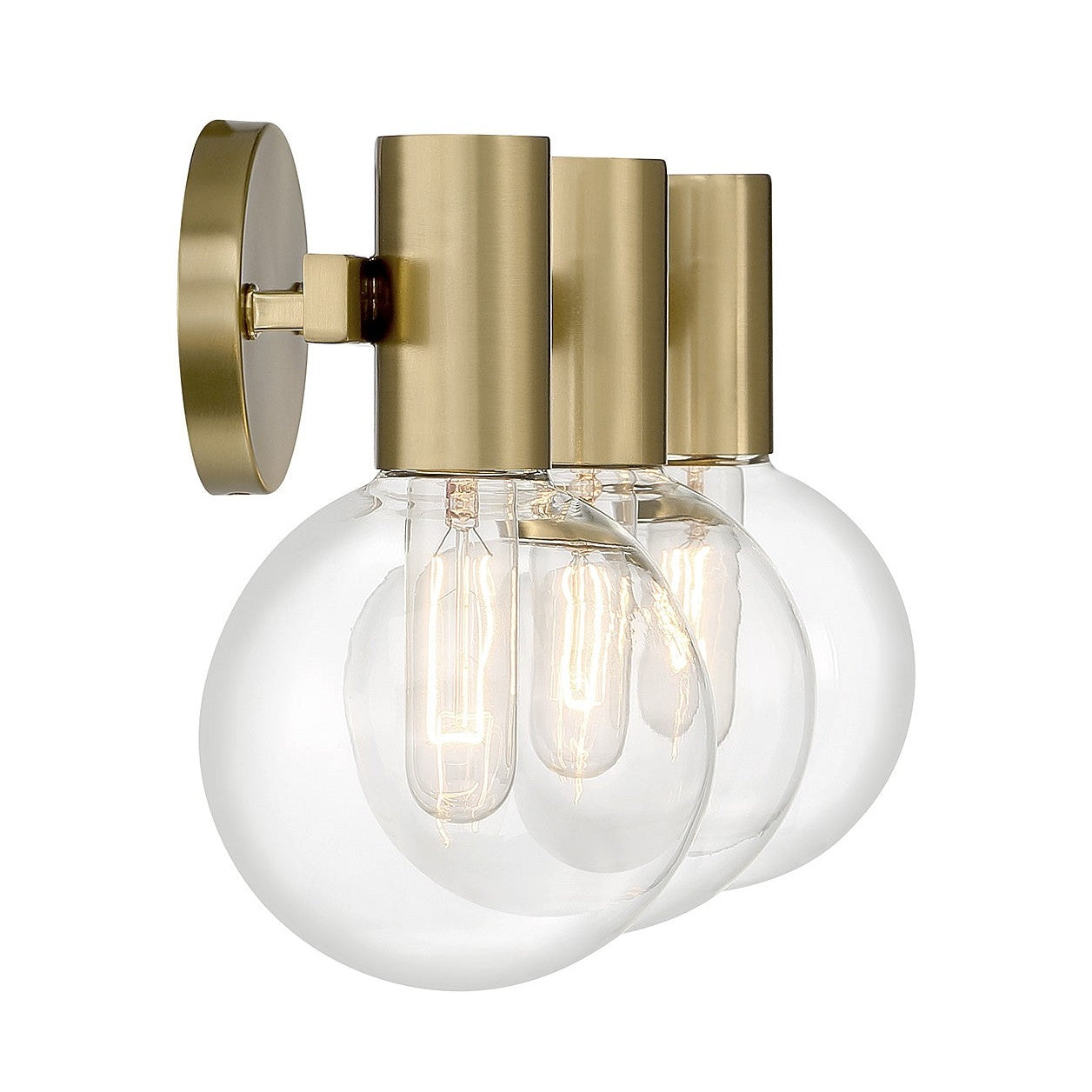 Savoy House - 8-3076-3-322 - Three Light Bathroom Vanity - Wright - Warm Brass