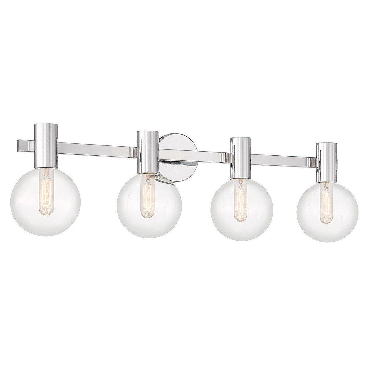 Savoy House - 8-3076-4-11 - Four Light Bathroom Vanity - Wright - Chrome