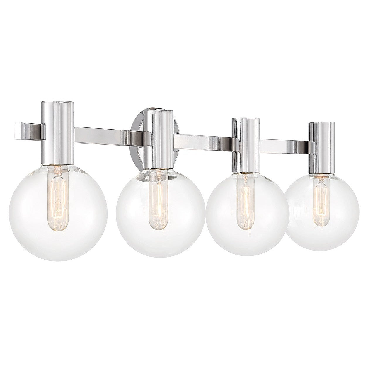 Savoy House - 8-3076-4-11 - Four Light Bathroom Vanity - Wright - Chrome