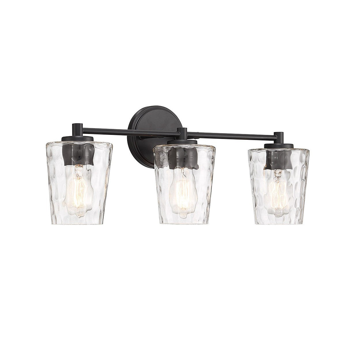 Savoy House - 8-5606-3-BK - Three Light Bathroom Vanity - Ballas - Matte Black