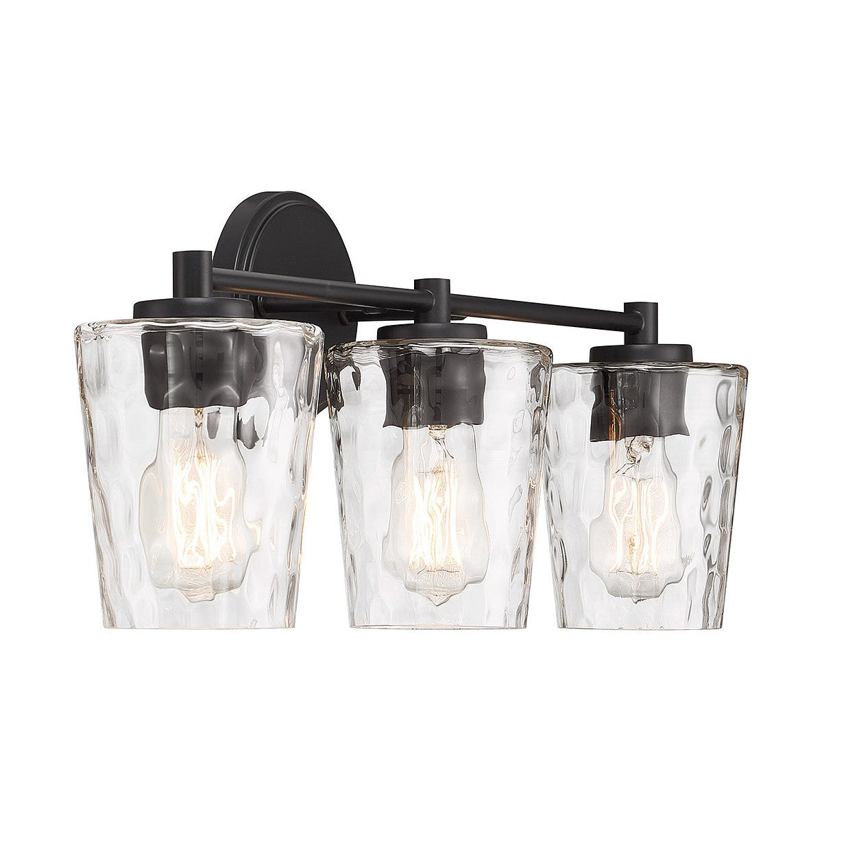 Savoy House - 8-5606-3-BK - Three Light Bathroom Vanity - Ballas - Matte Black