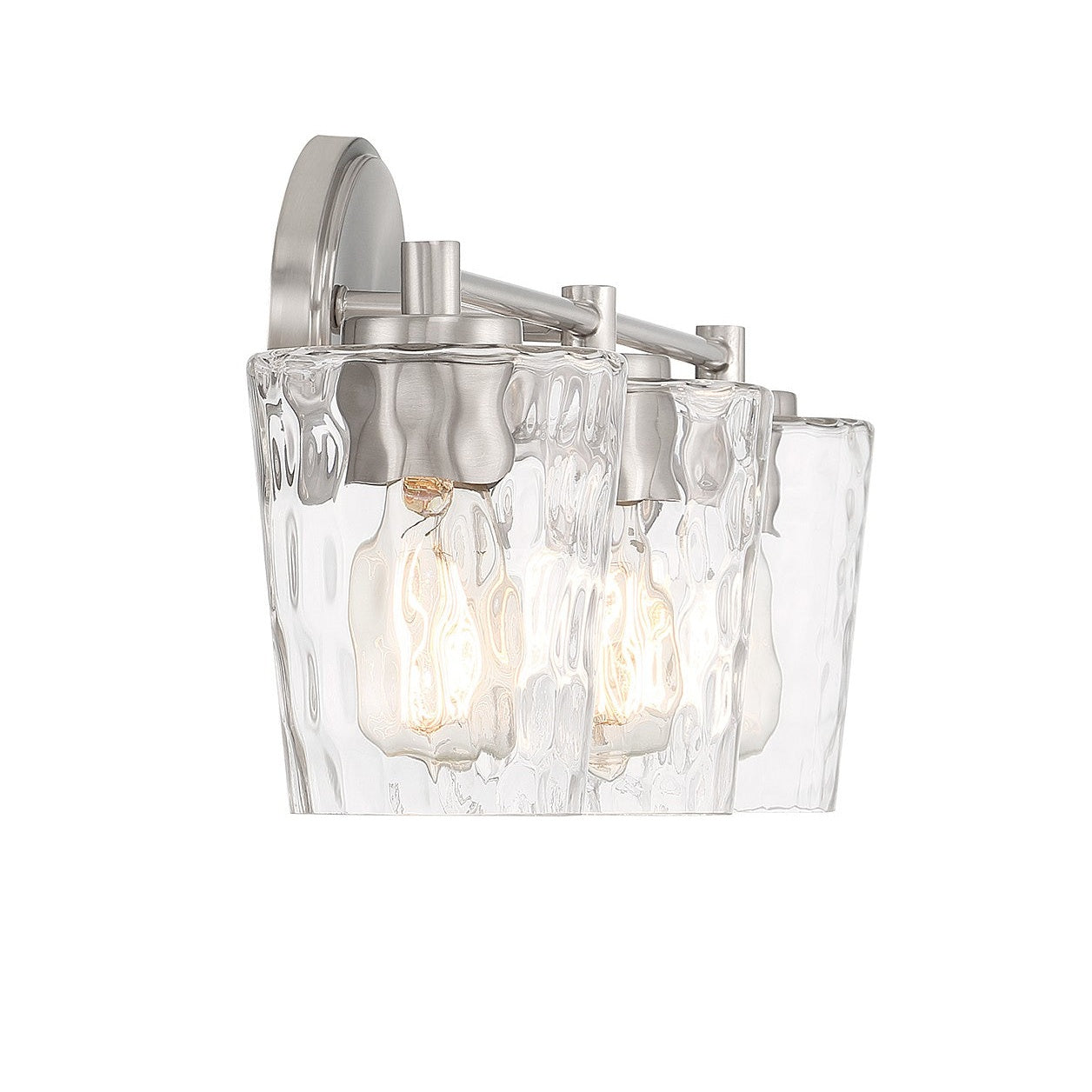 Savoy House - 8-5606-3-SN - Three Light Bathroom Vanity - Ballas - Satin Nickel