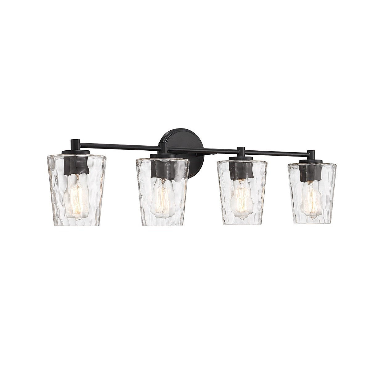 Savoy House - 8-5606-4-BK - Four Light Bathroom Vanity - Ballas - Matte Black