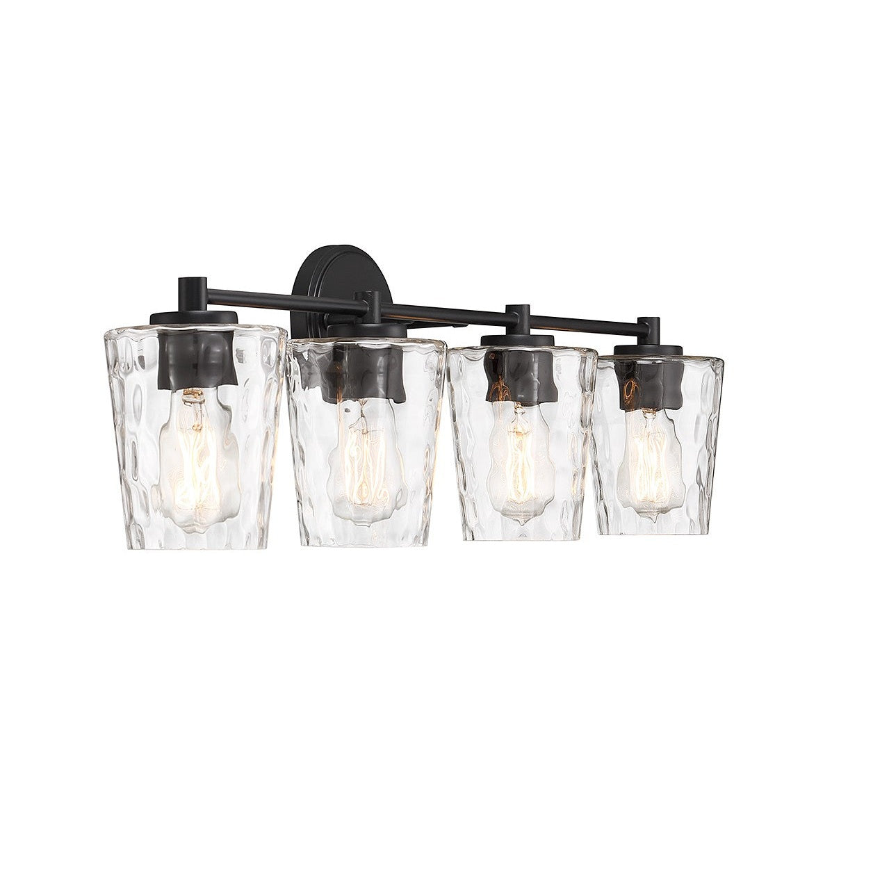 Savoy House - 8-5606-4-BK - Four Light Bathroom Vanity - Ballas - Matte Black