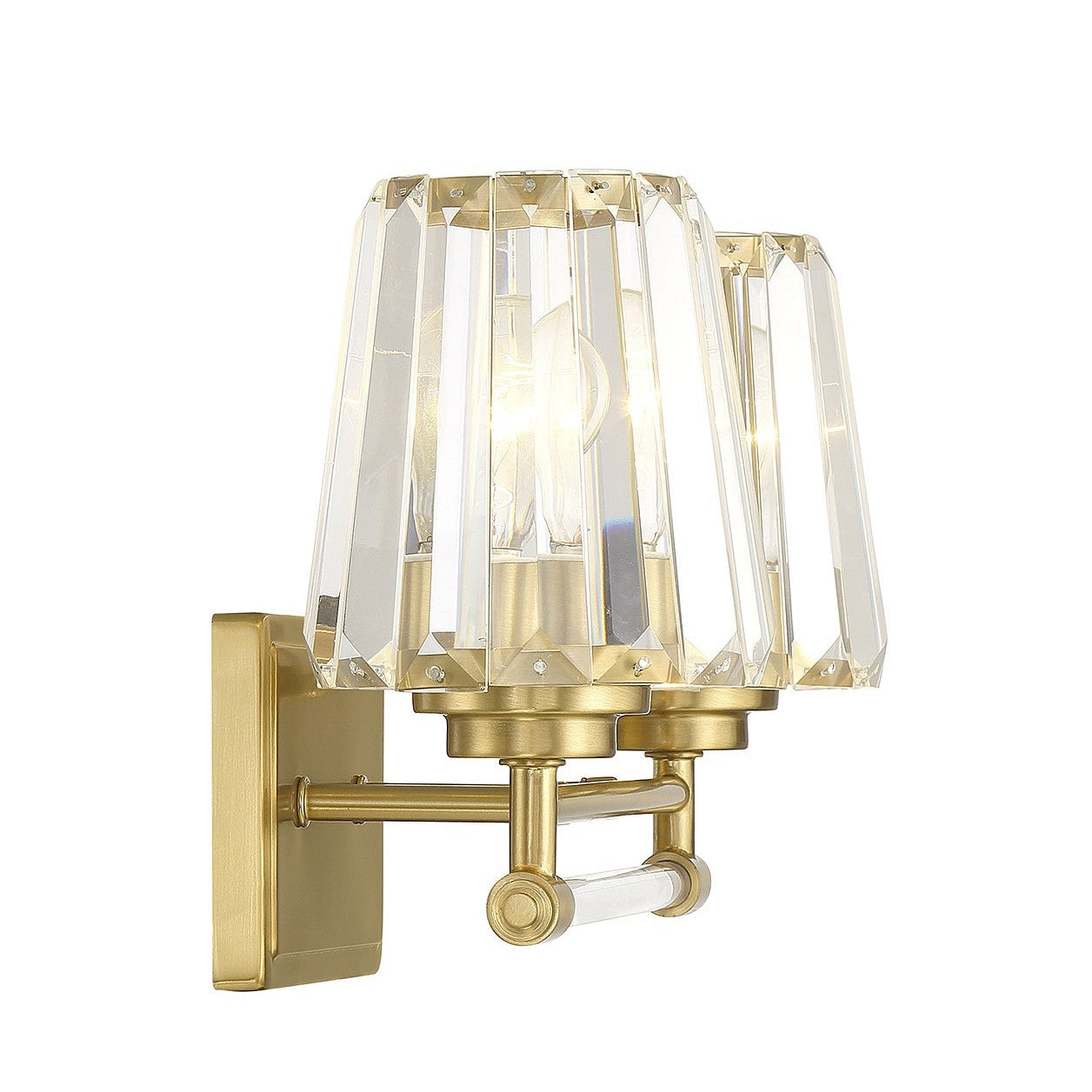 Savoy House - 8-6001-2-322 - Two Light Bathroom Vanity - Garnet - Warm Brass