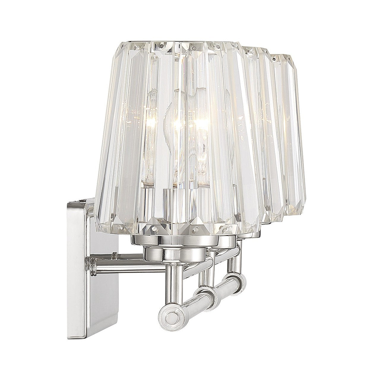 Savoy House - 8-6001-3-109 - Three Light Bathroom Vanity - Garnet - Polished Nickel