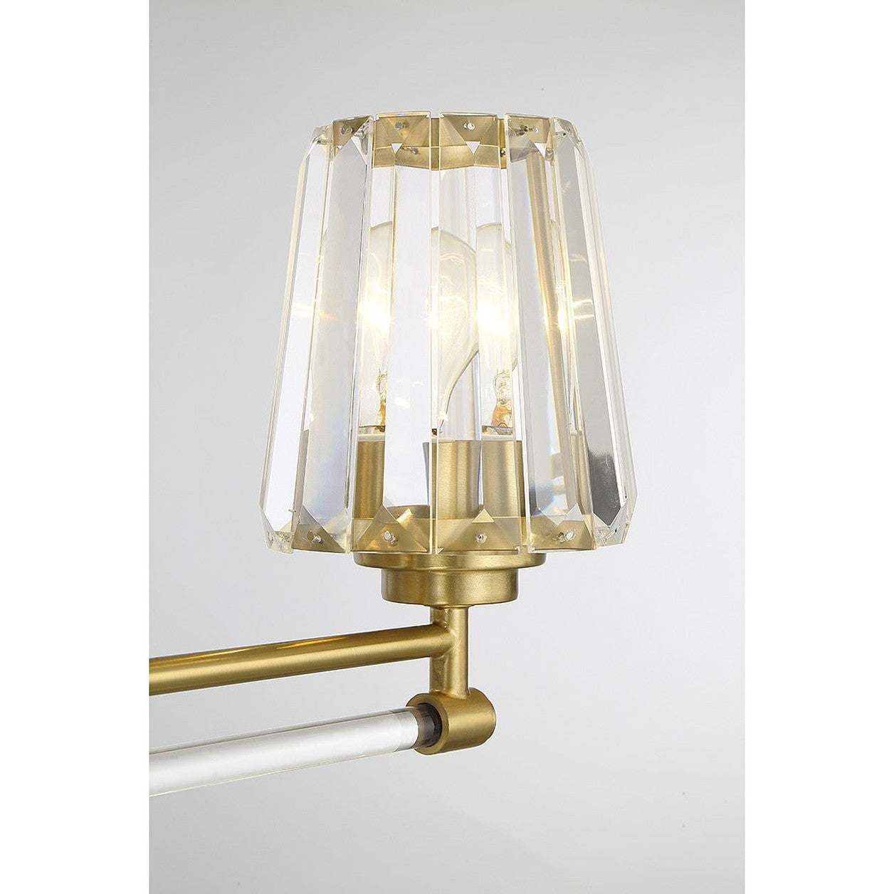 Savoy House - 8-6001-3-322 - Three Light Bathroom Vanity - Garnet - Warm Brass