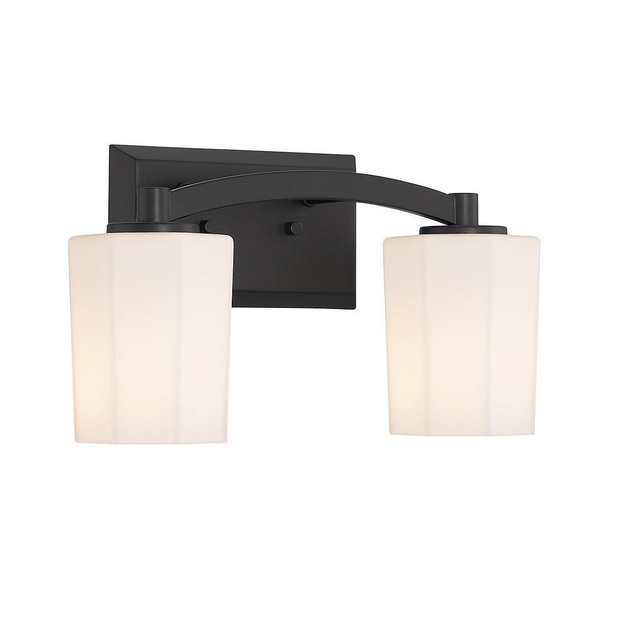 Savoy House - 8-7710-2-BK - Two Light Bathroom Vanity - Whitney - Matte Black
